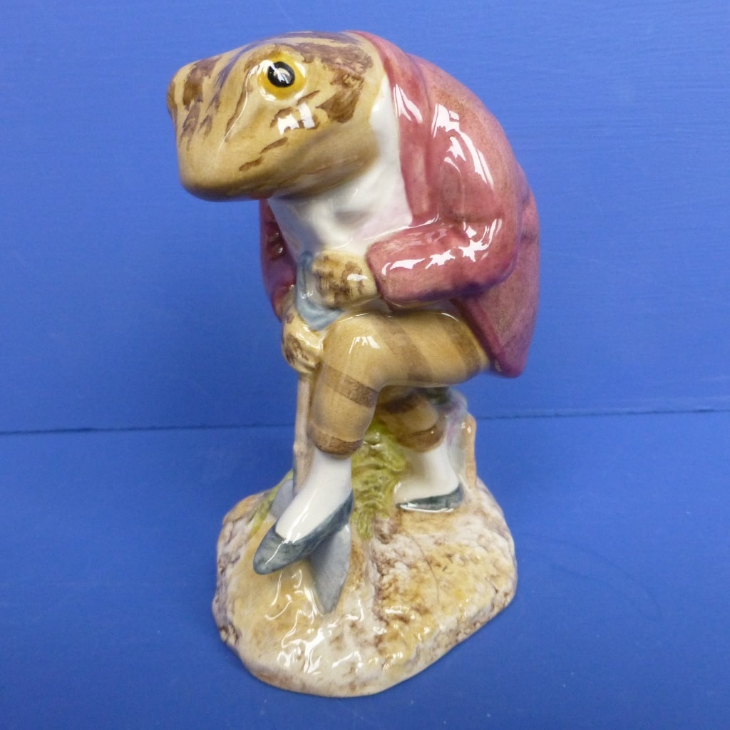 Beatrix Potter popular “Mr Jeremy Fisher Digging” Figurine by Beswick & Royal Doulton