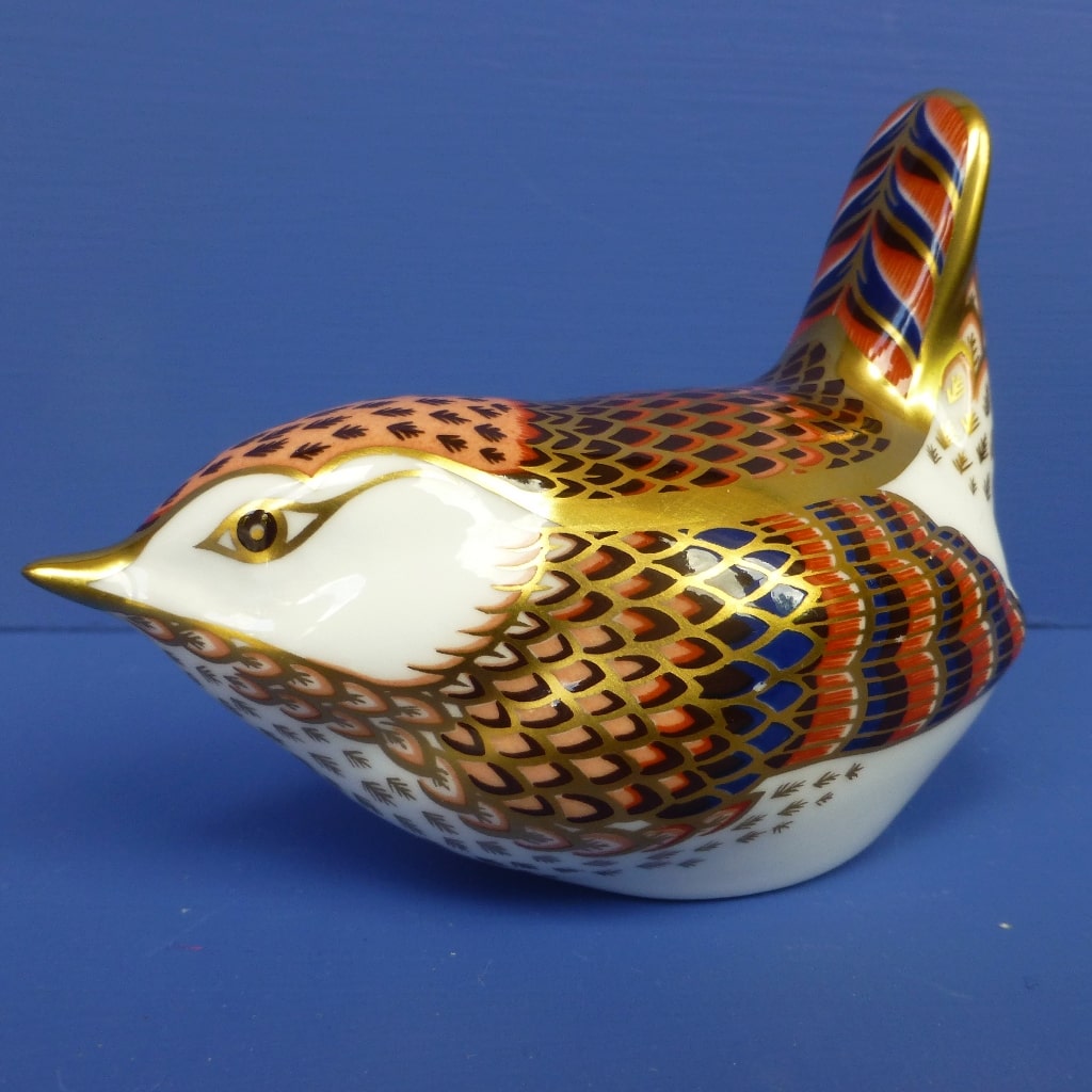 Offers Vintage Royal Crown Derby Wren Paper weight