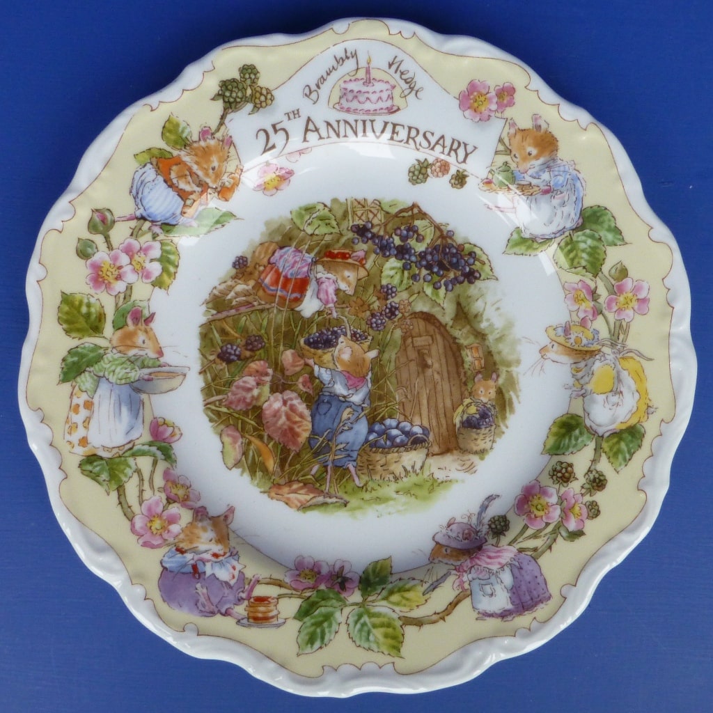 Royal Doulton Brambly Hedge 25th Anniversary Wall Plate - Lady