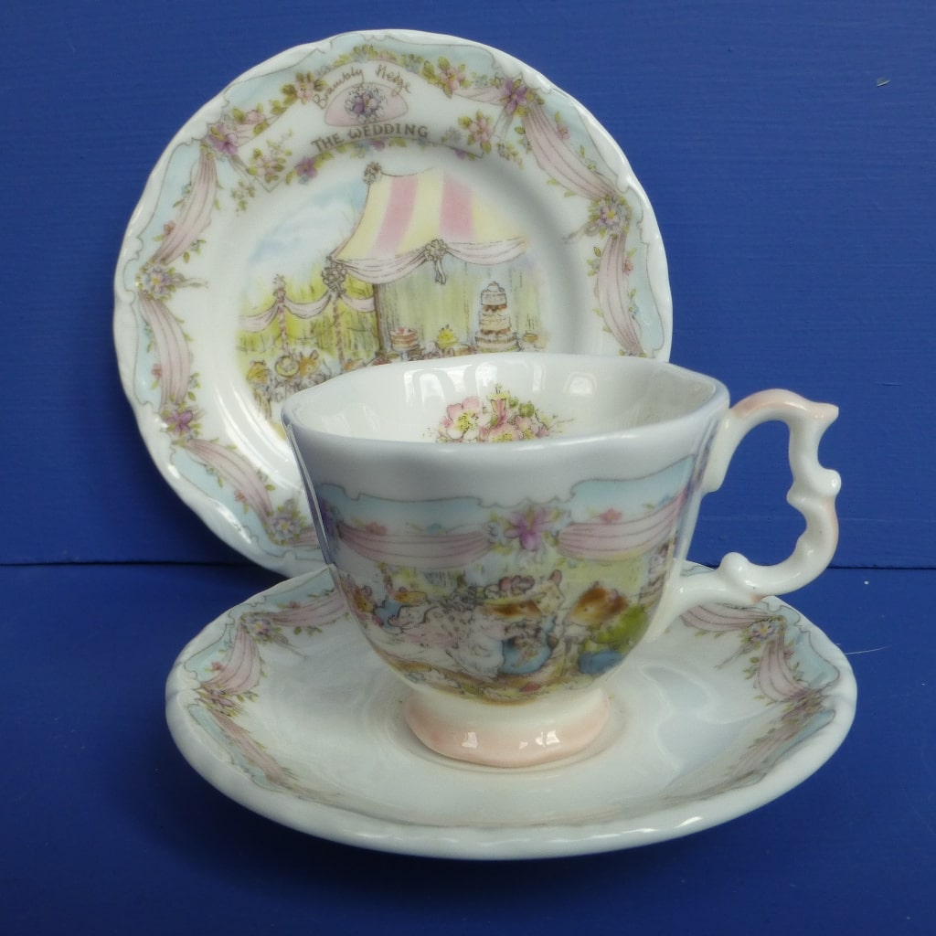 Royal Doulton Brambly Hedge Miniature Trio (Teacup, Saucer & Plate) - –  Peak Antiques and Collectables