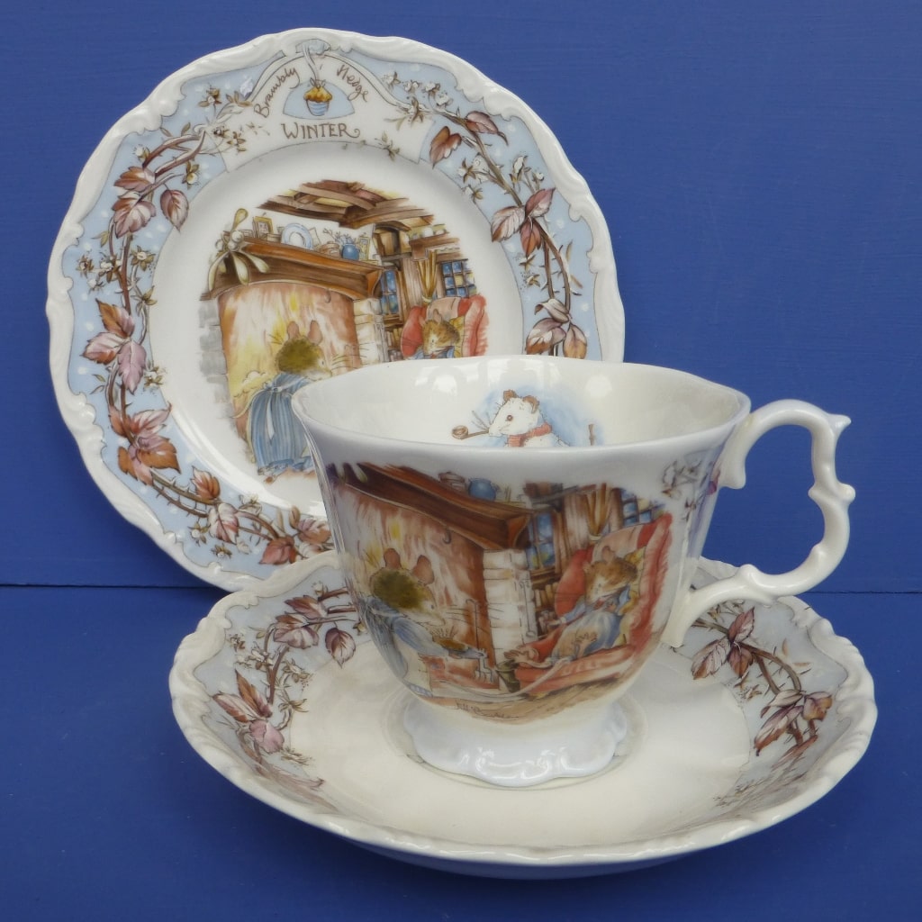 Royal Doulton Brambly Hedge Miniature Trio (Teacup, Saucer & Plate