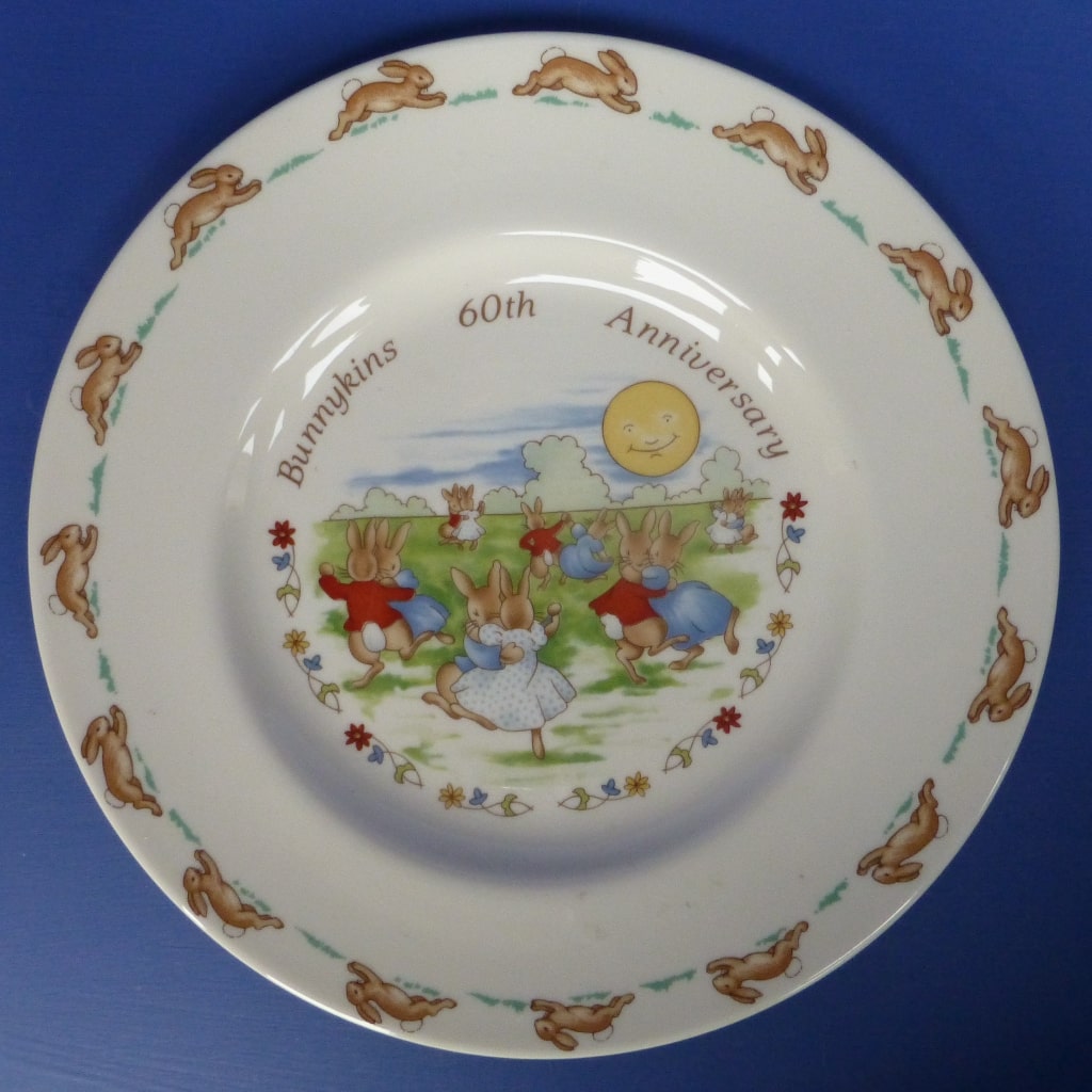 Bunnykins plate sale