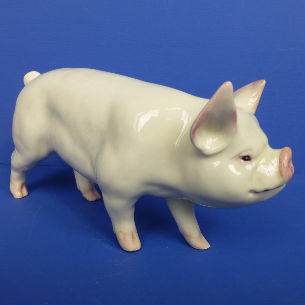 Beswick Rare Breeds Middlewhite Boar Model No 4117 – Peak Antiques and ...