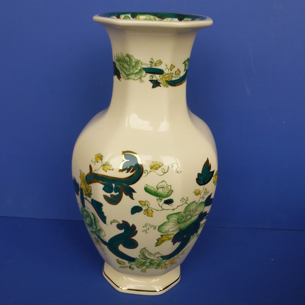 Masons Ironstone - Extra Large Chartreuse Indian Vase – Peak Antiques ...