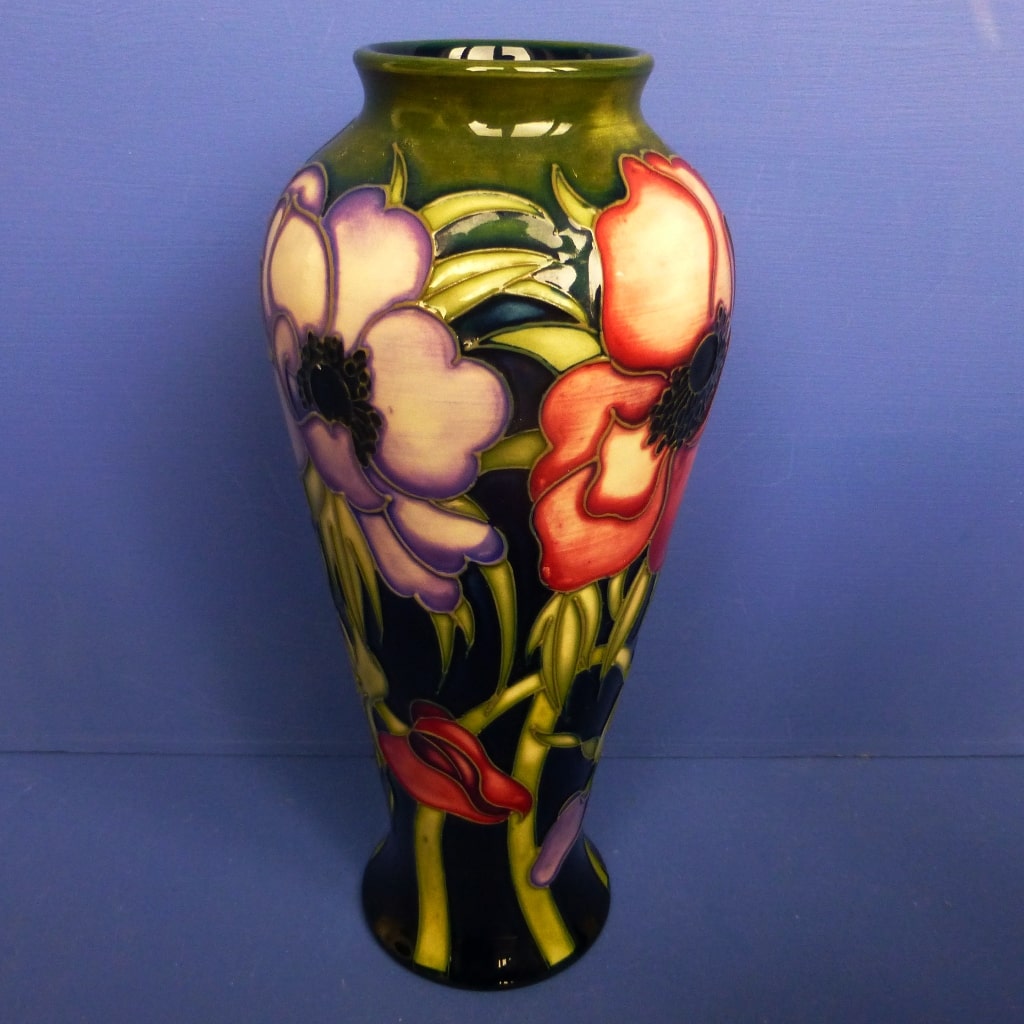 Moorcroft Vase - A Tribute To Anemone By Emma Bossons – Peak Antiques ...