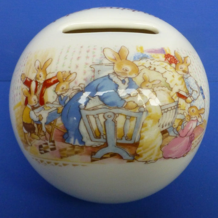 Royal Doulton Bunnykins Christening Money Box Boxed Peak Antiques and Collectables