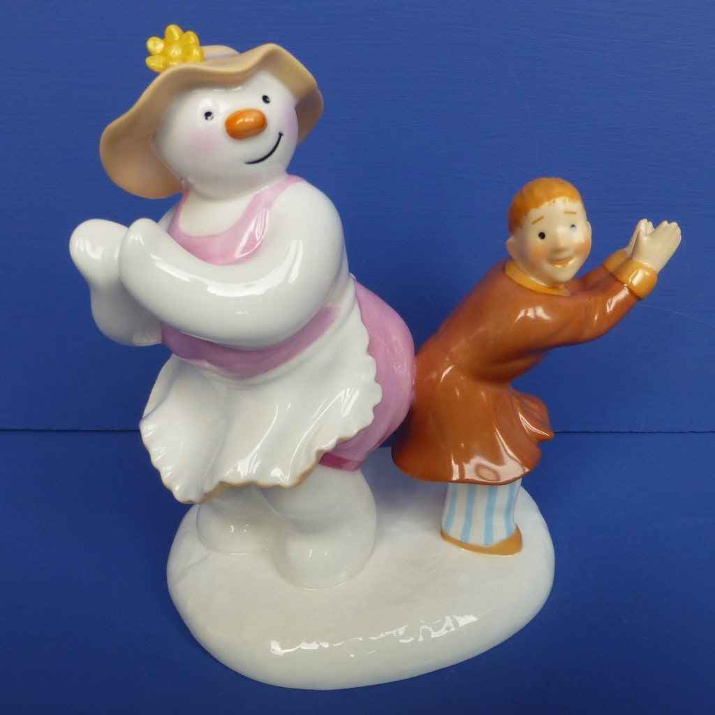 Coalport Snowman Figurine - Dance The Night Away - Boxed – Peak ...