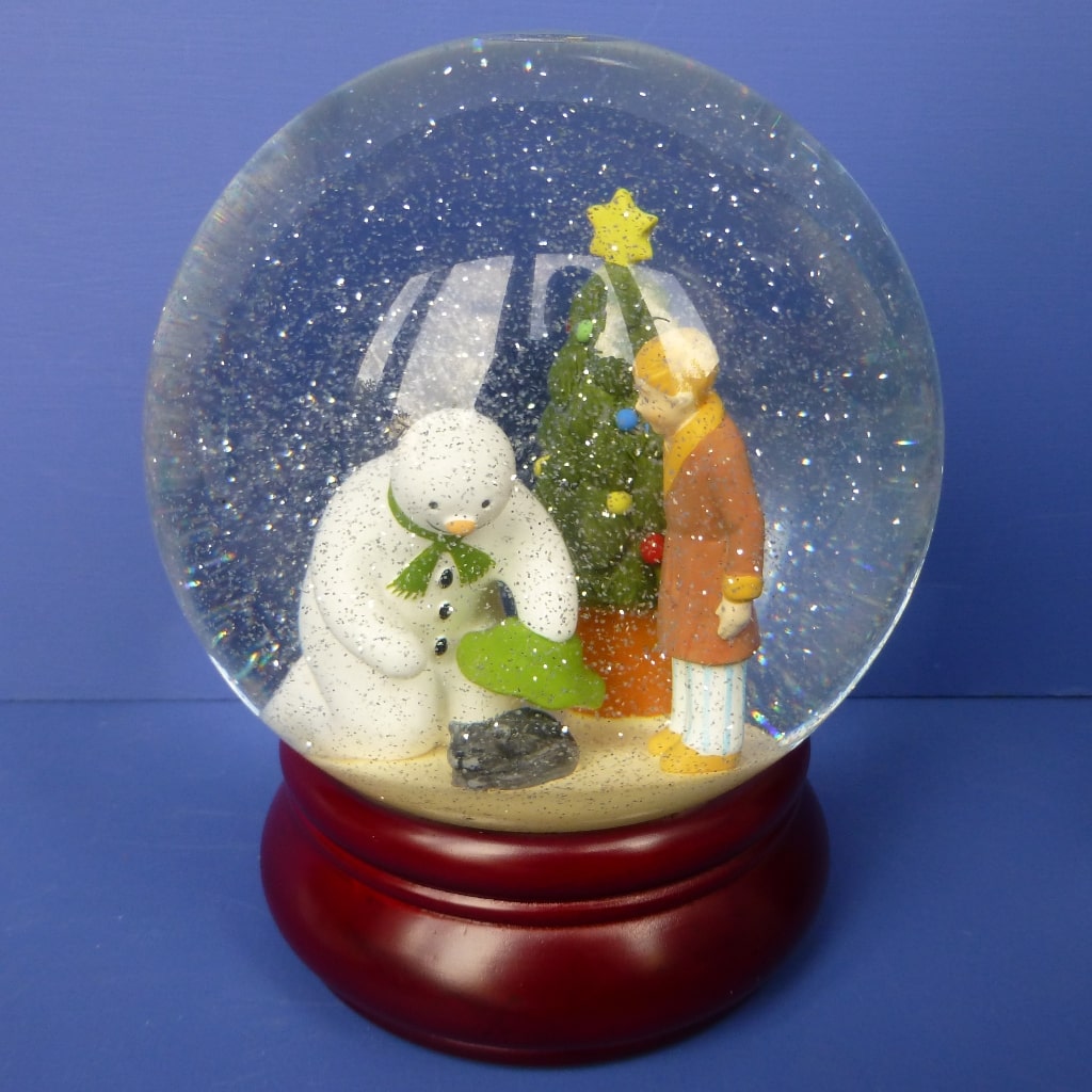 Coalport Snowman Snow Globe / Glitter Globe - Christmas Friends (Boxed ...